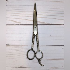 Vintage Barber Shears w/ Accented Handles